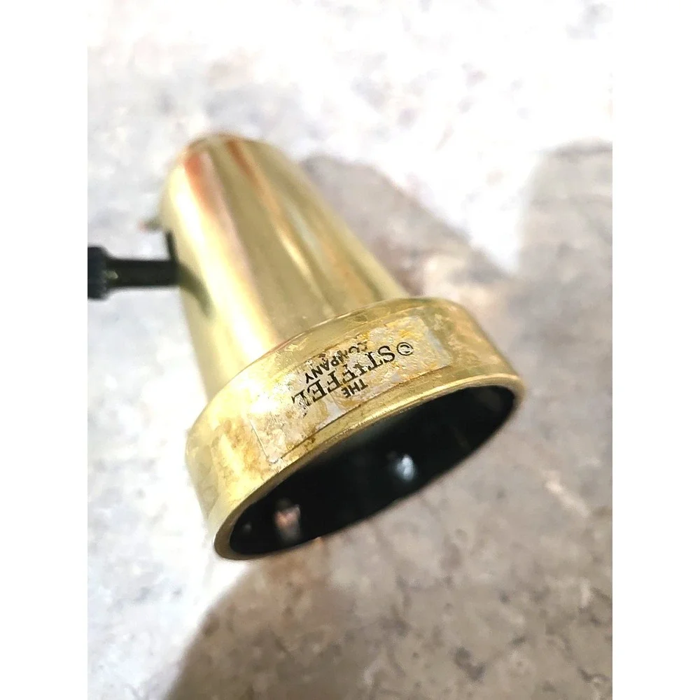 Vtg Stiffel Lamp Finial Brass Ornate Replacement Part 3.5